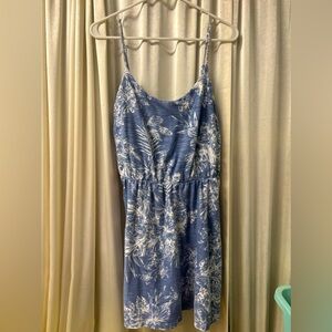 OLD NAVY white and blue tropical spaghetti strap dress. Great condition.